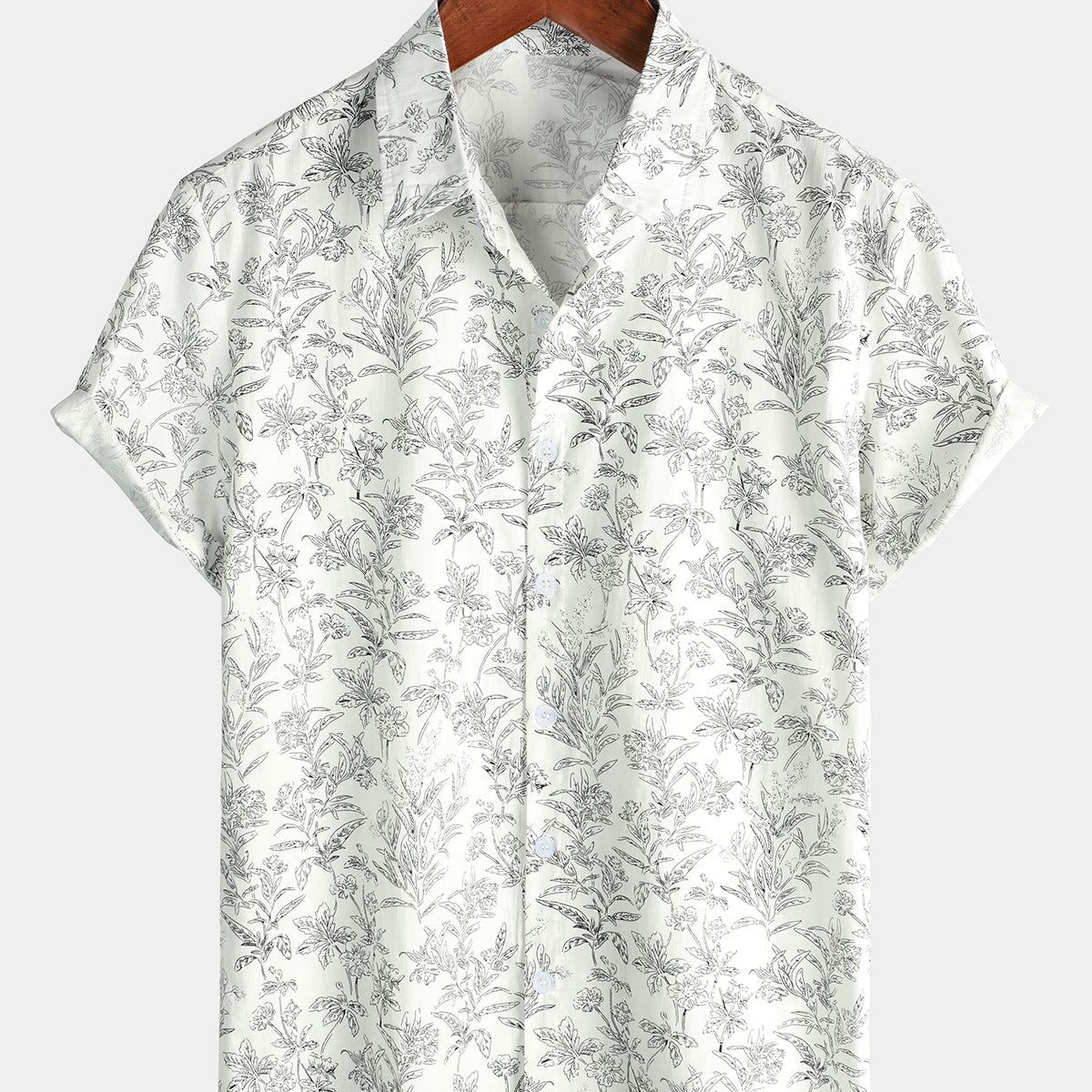 Gustaf™ | Kortärmad Hawaiiskjorta i Bomull