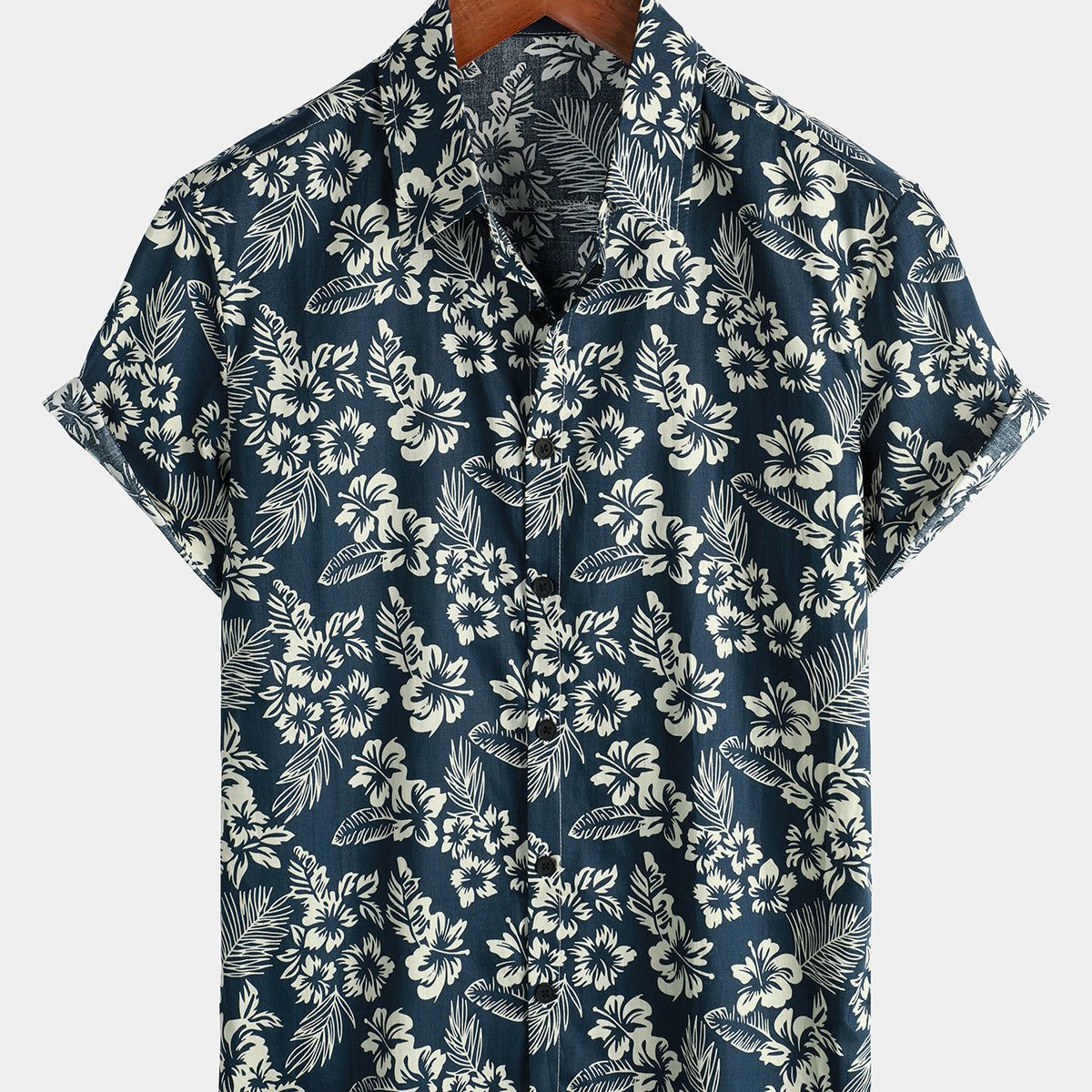 Gustaf™ | Kortärmad Hawaiiskjorta i Bomull