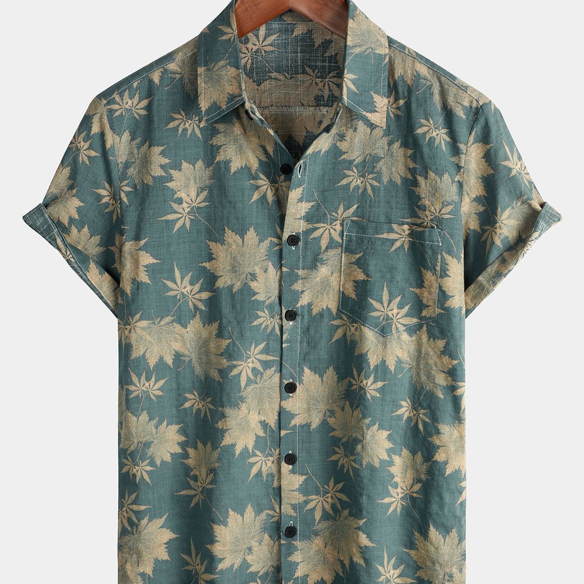 Gustaf™ | Kortärmad Hawaiiskjorta i Bomull