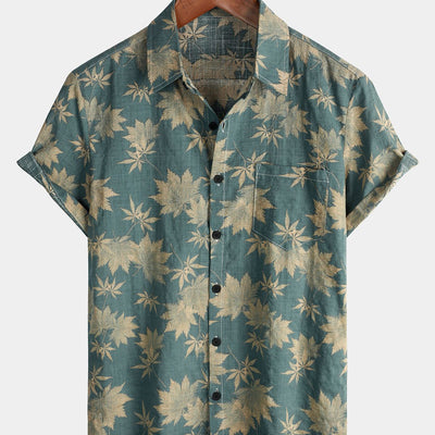 Gustaf™ | Kortärmad Hawaiiskjorta i Bomull