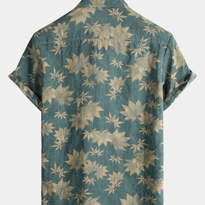Gustaf™ | Kortärmad Hawaiiskjorta i Bomull