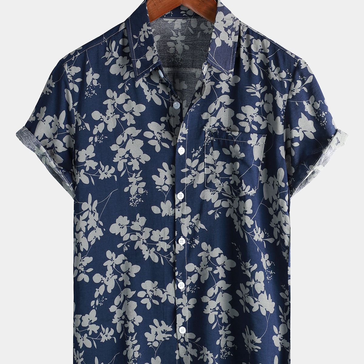 Gustaf™ | Kortärmad Hawaiiskjorta i Bomull