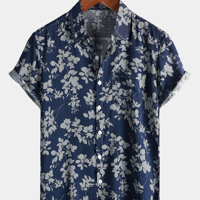 Gustaf™ | Kortärmad Hawaiiskjorta i Bomull
