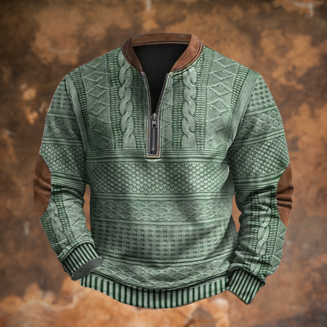 Nathan™ | Stilren halv-zip tröja