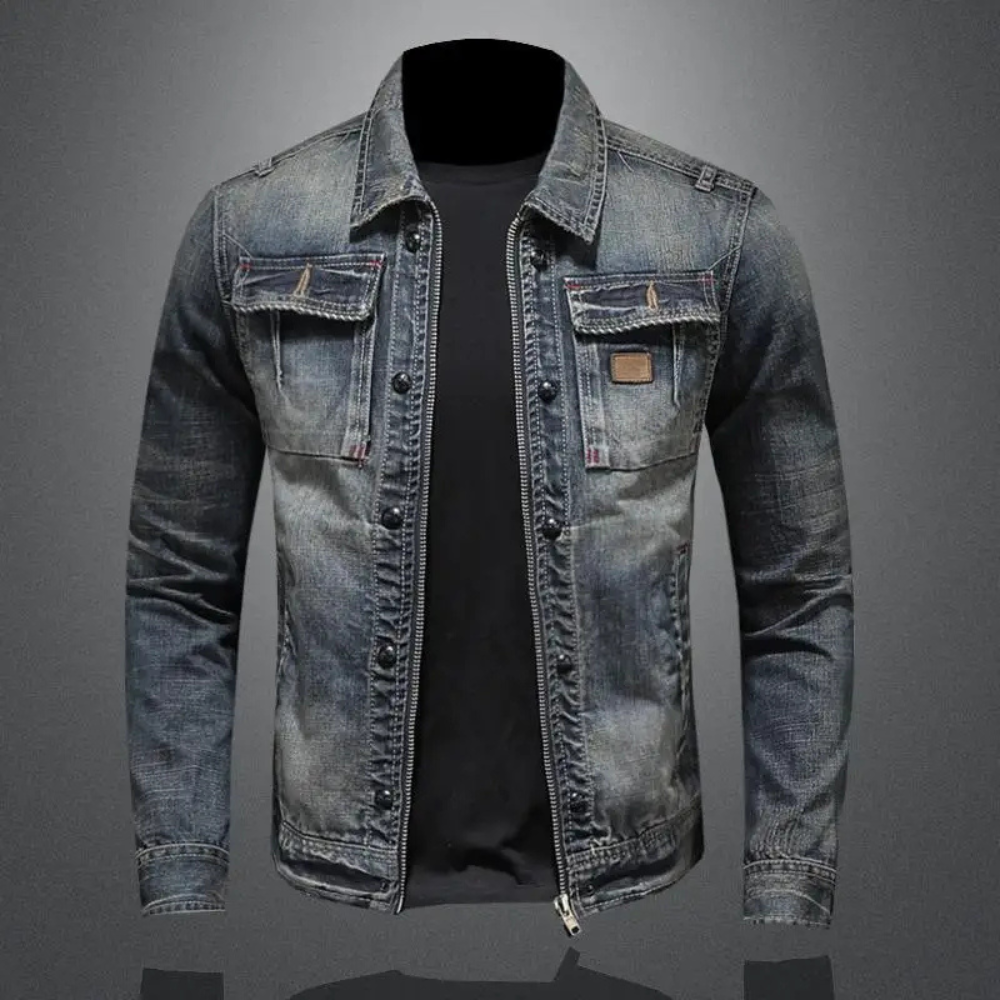 Hugo™ | Jeansjacka med Dragkedja