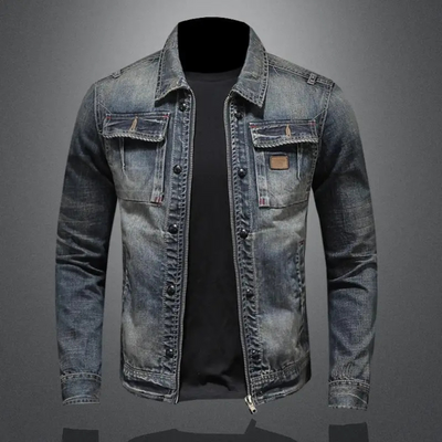 Hugo™ | Jeansjacka med Dragkedja