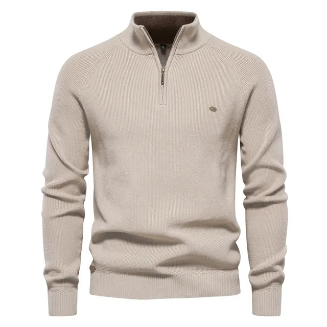 Leif™ | Stickad Zip-up Tröja