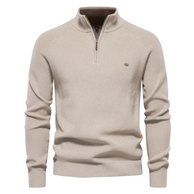 Leif™ | Stickad Zip-up Tröja