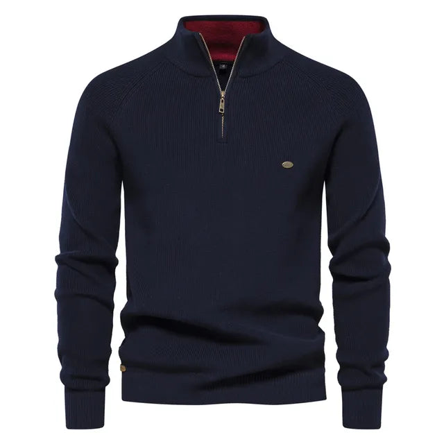 Leif™ | Stickad Zip-up Tröja
