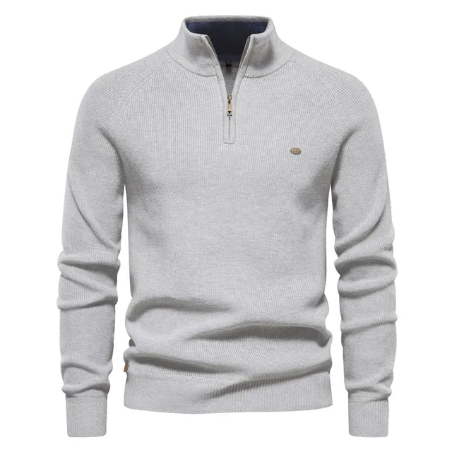 Leif™ | Stickad Zip-up Tröja