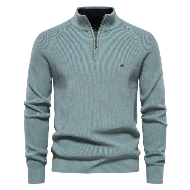 Leif™ | Stickad Zip-up Tröja