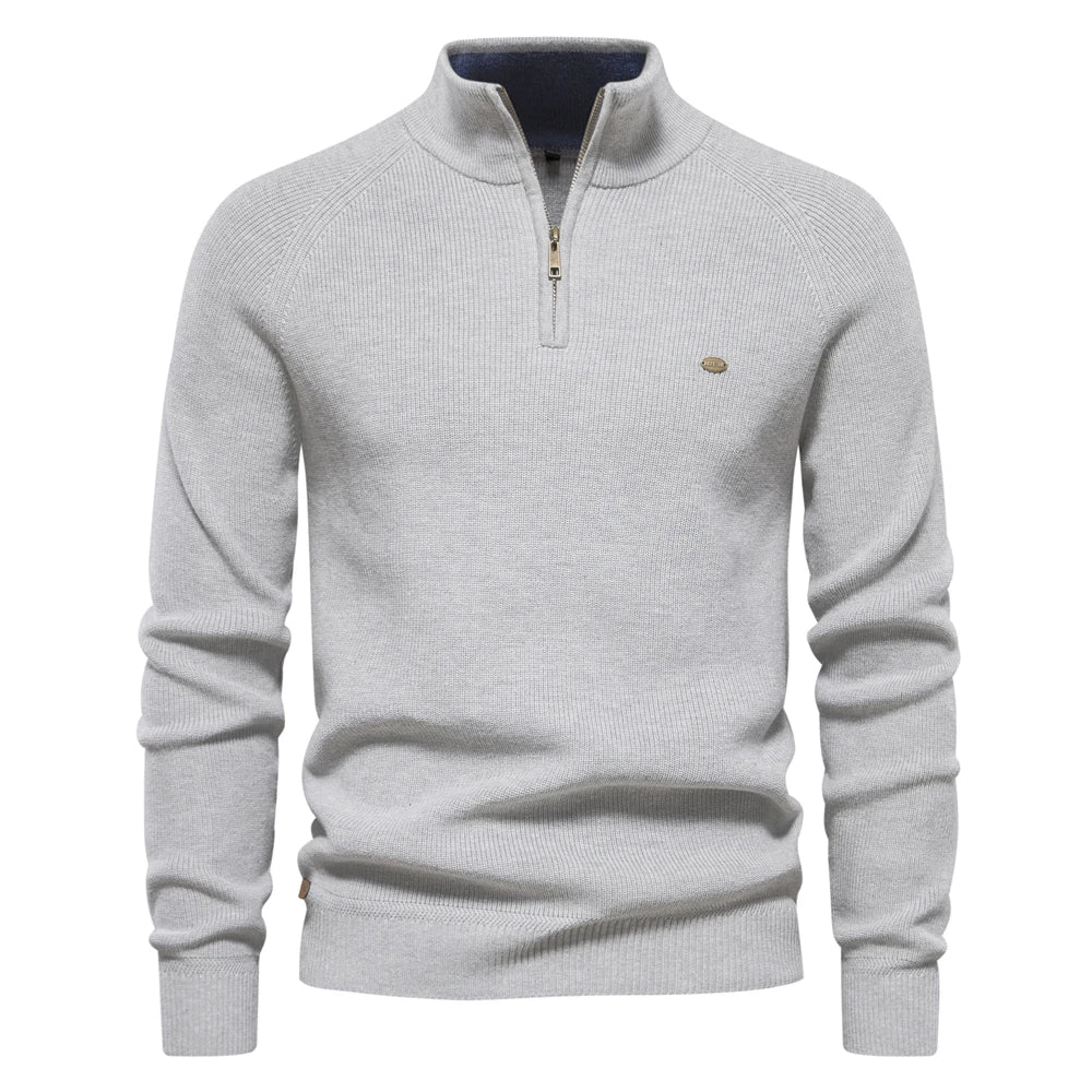 Leif™ | Stickad Zip-up Tröja