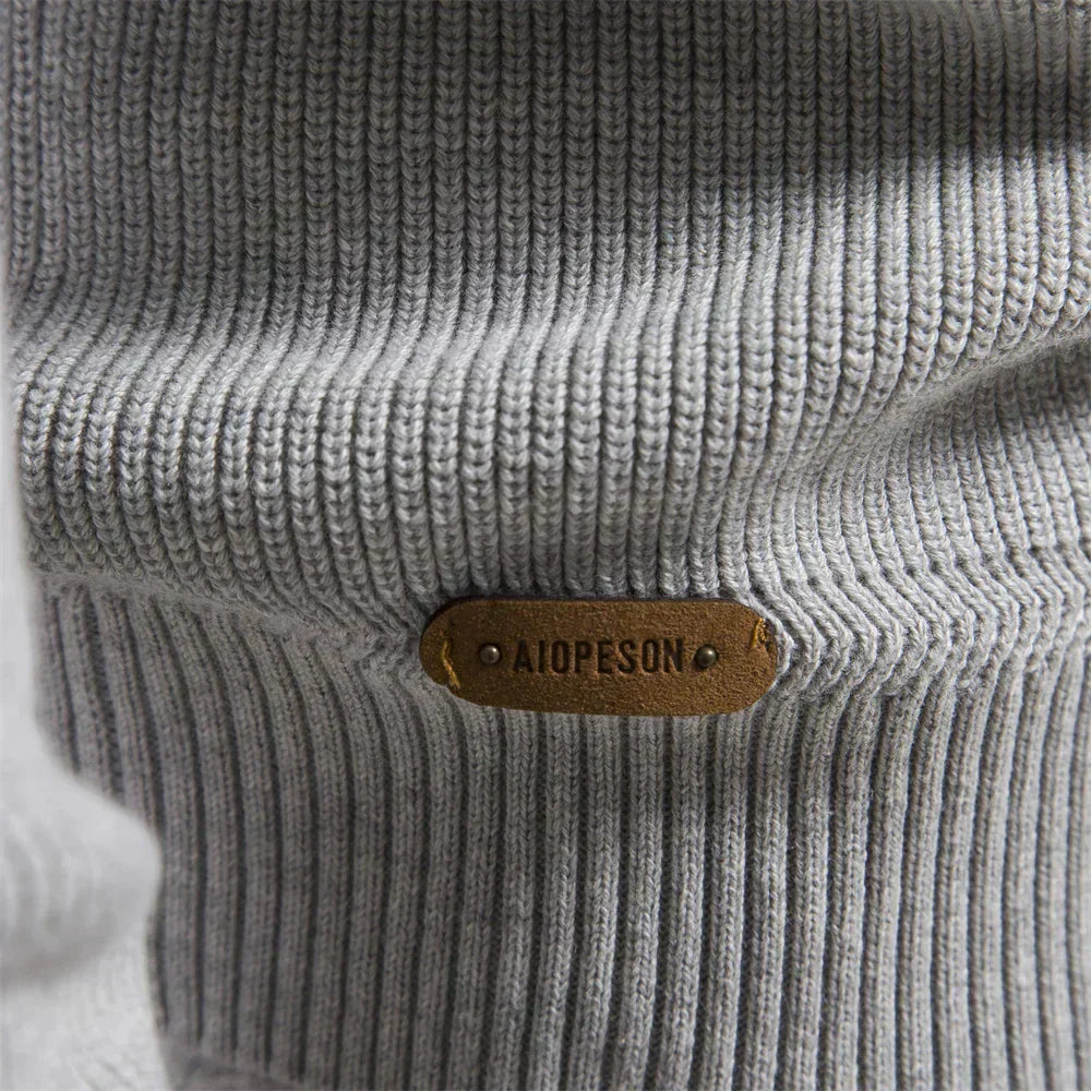 Leif™ | Stickad Zip-up Tröja