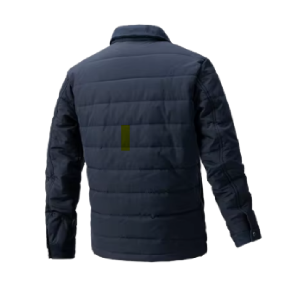 Vadderad Herrjacka med Skjortkrage