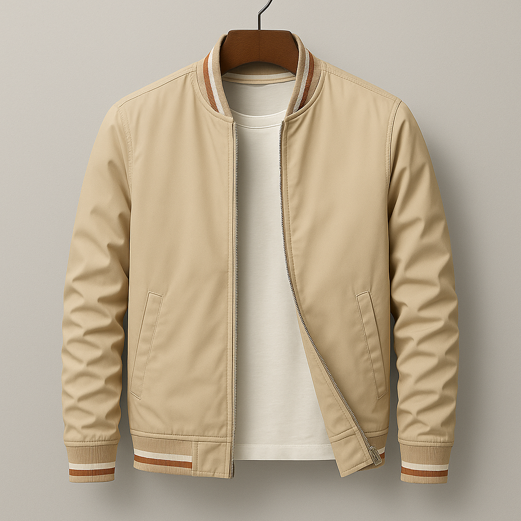 Theo™ | Elegant bomberjack med ränder