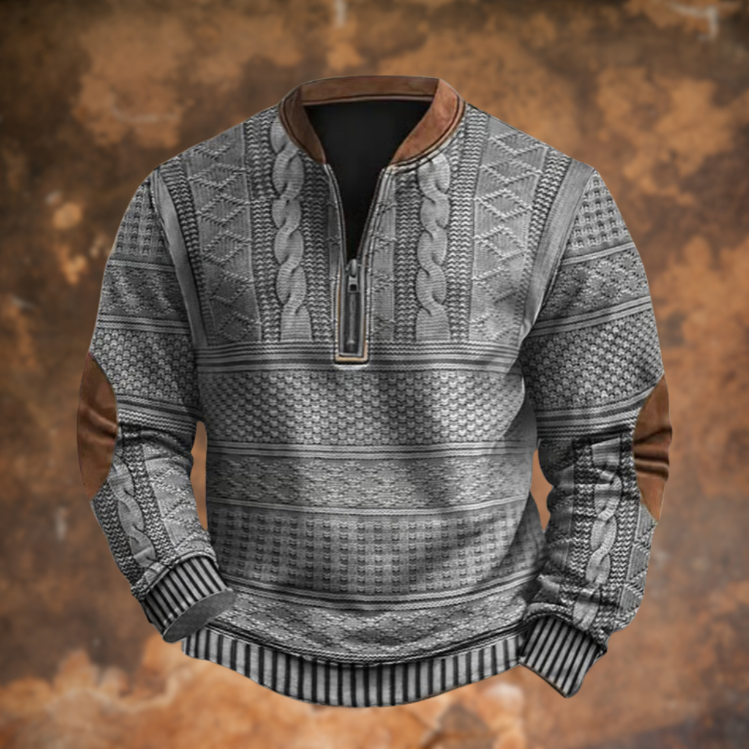 Nathan™ | Stilren halv-zip tröja