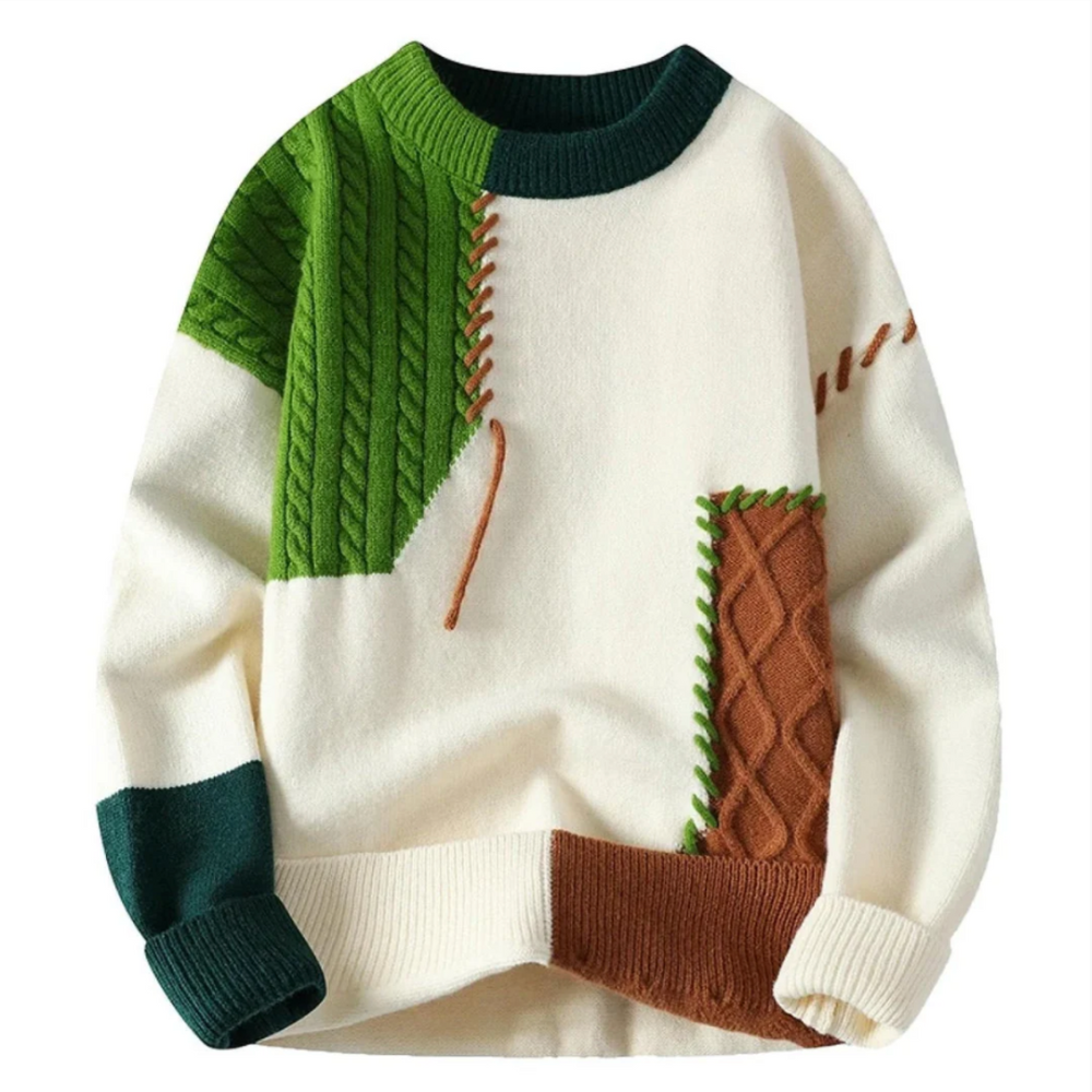Martin™ | Stilren patchworktröja