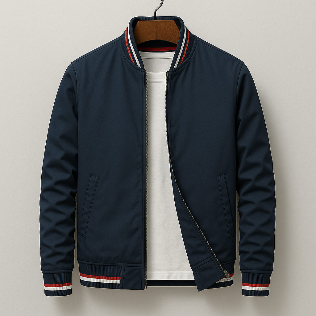 Theo™ | Elegant bomberjack med ränder