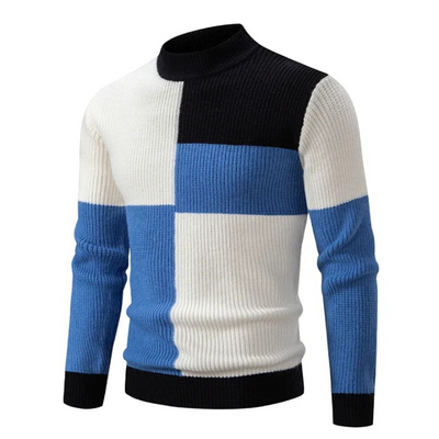 Gabriel™ | Rundhalsad tröja med färgblock