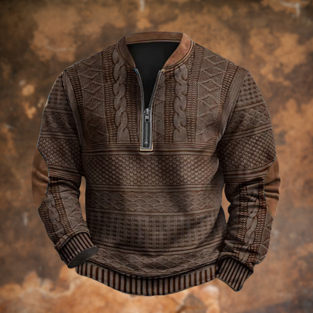 Nathan™ | Stilren halv-zip tröja