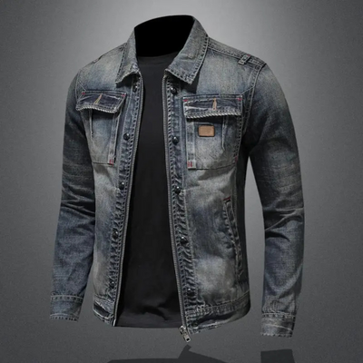 Hugo™ | Jeansjacka med Dragkedja