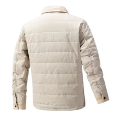 Vadderad Herrjacka med Skjortkrage