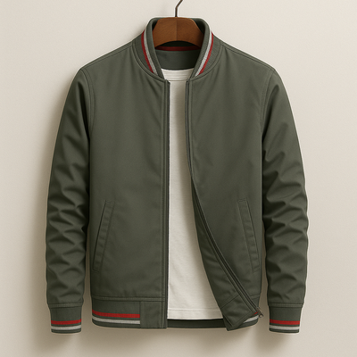 Theo™ | Elegant bomberjack med ränder