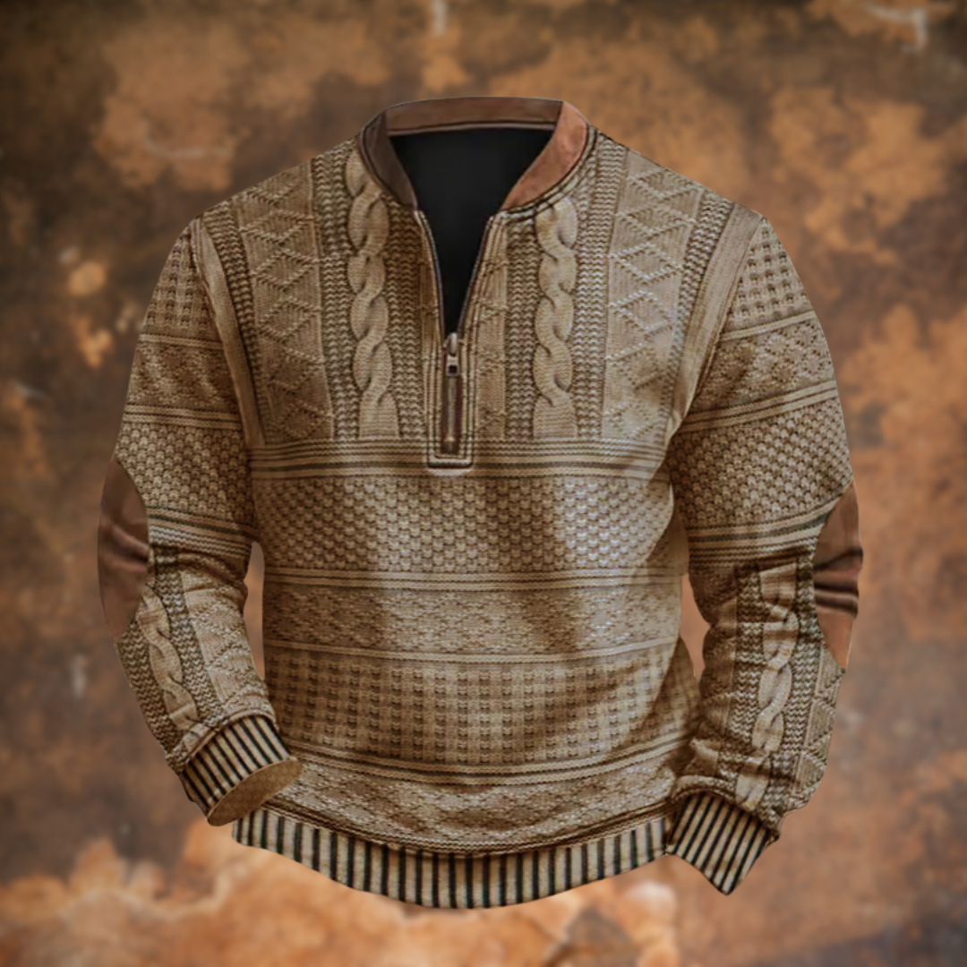 Nathan™ | Stilren halv-zip tröja