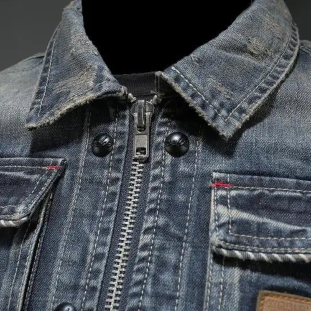 Hugo™ | Jeansjacka med Dragkedja