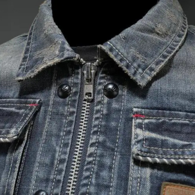 Hugo™ | Jeansjacka med Dragkedja