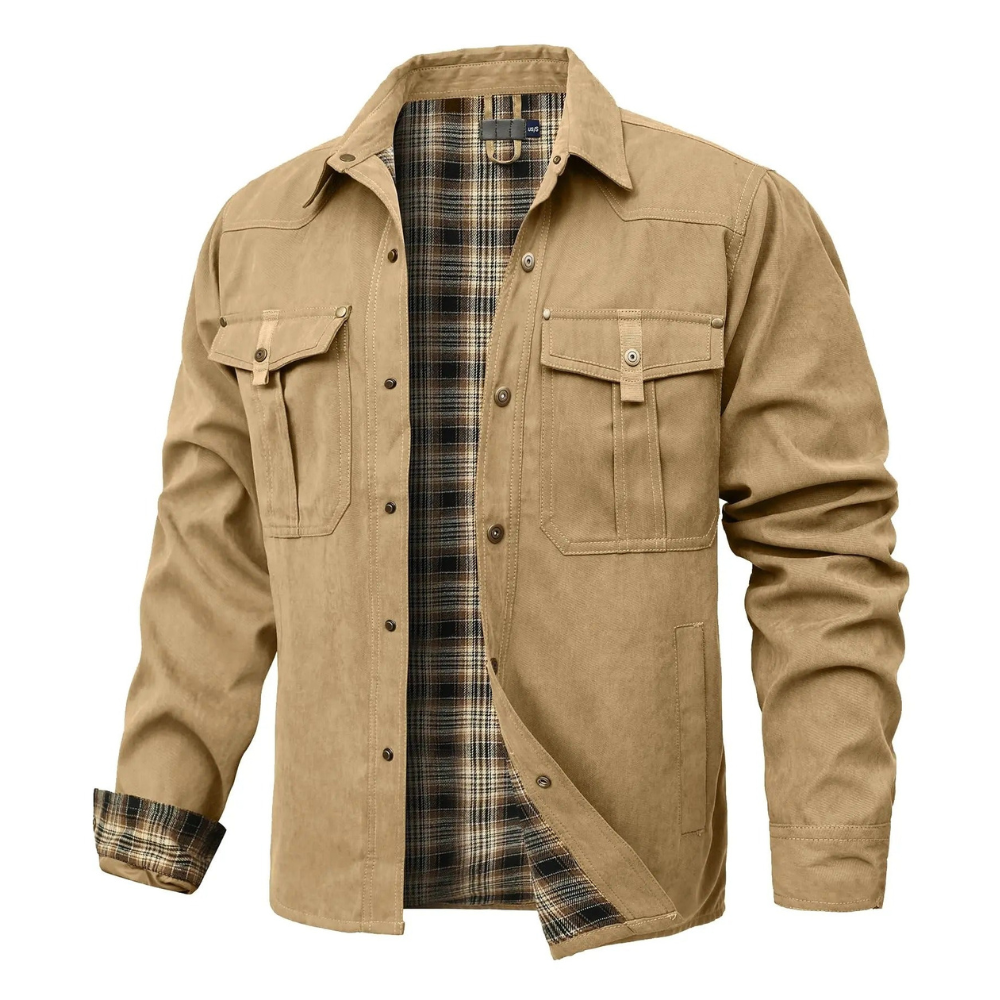 Kjell™ | Skjortjacka med flanellfoder