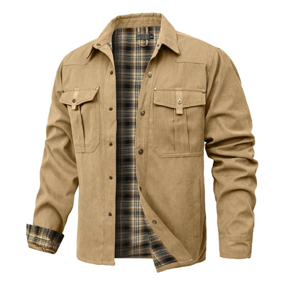 Kjell™ | Skjortjacka med flanellfoder