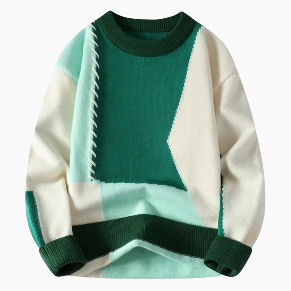 Martin™ | Stilren patchworktröja