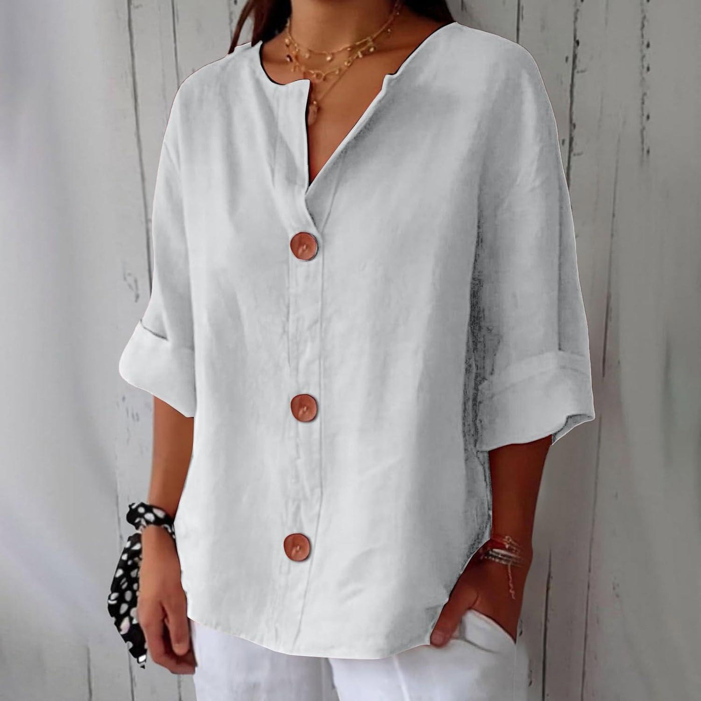 Helena™ | Ledig Linneblus