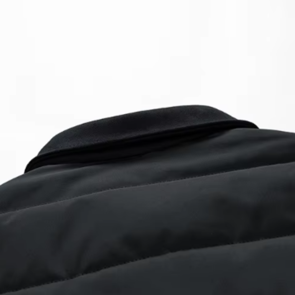 Vadderad Herrjacka med Skjortkrage