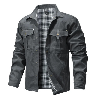 Kjell™ | Skjortjacka med flanellfoder