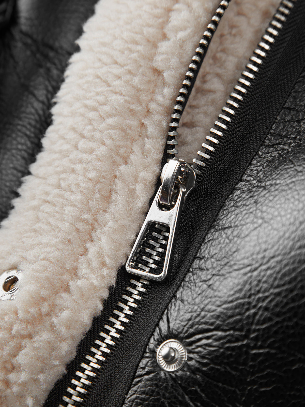 Evelin™ | Shearlingjacka med sherpa-foder
