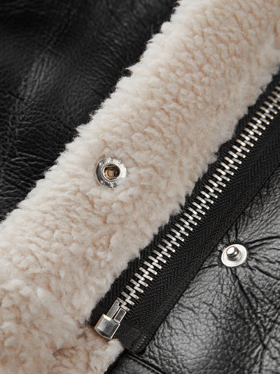 Evelin™ | Shearlingjacka med sherpa-foder