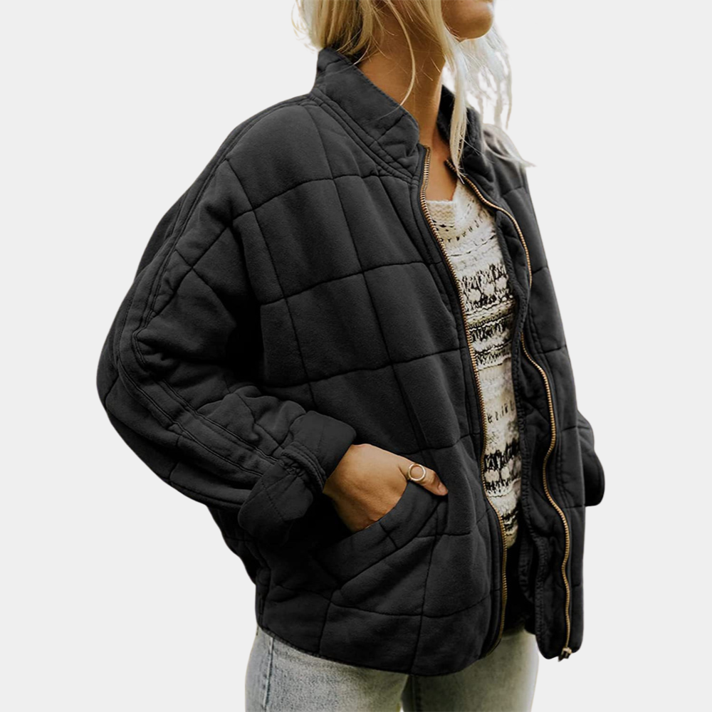 Tyra™ | Oversize Quiltad Mellansäsongsjacka