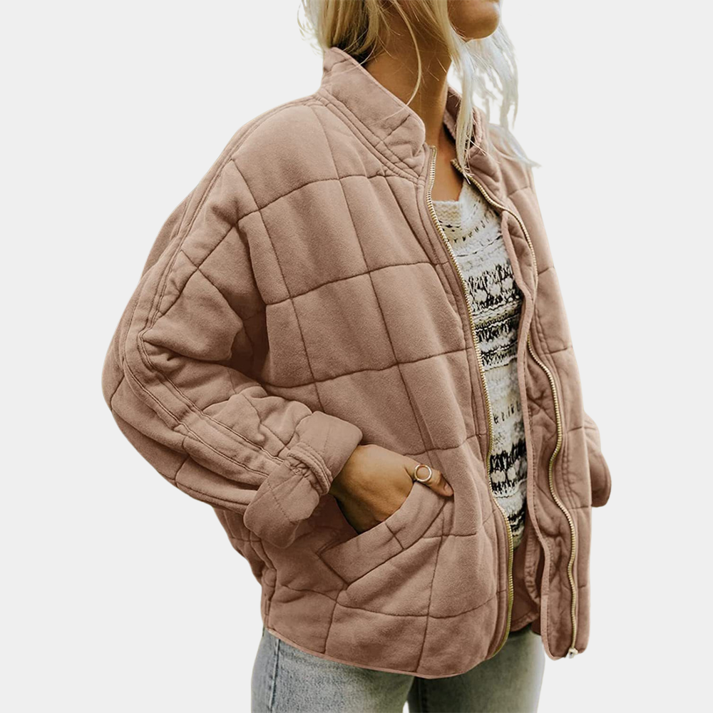 Tyra™ | Oversize Quiltad Mellansäsongsjacka