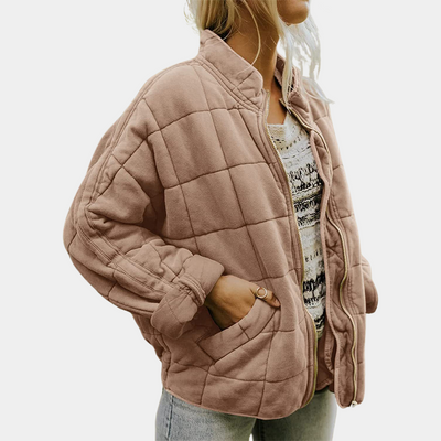 Tyra™ | Oversize Quiltad Mellansäsongsjacka
