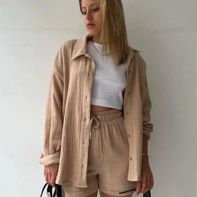 Sigrid™ | Somrig Set i Lätt Bomullsblandning