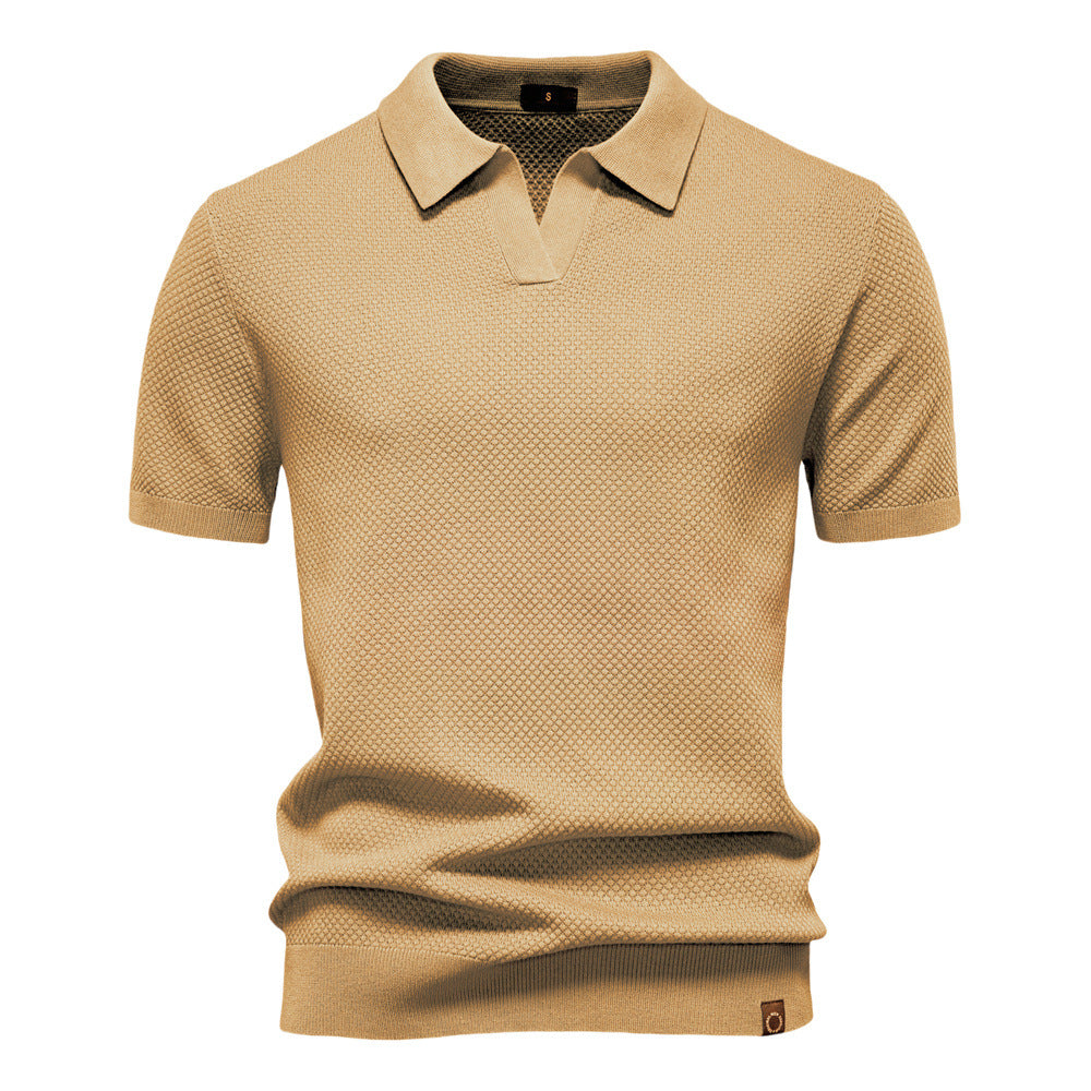 Niklas™ | Elegant Kortärmad Pikétröja