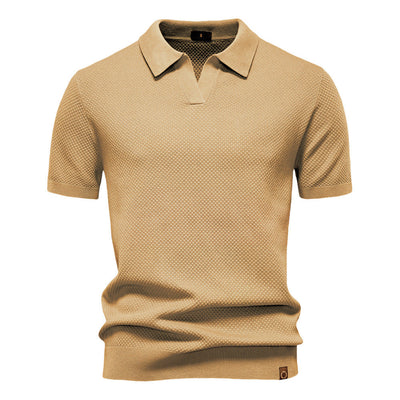Niklas™ | Elegant Kortärmad Pikétröja