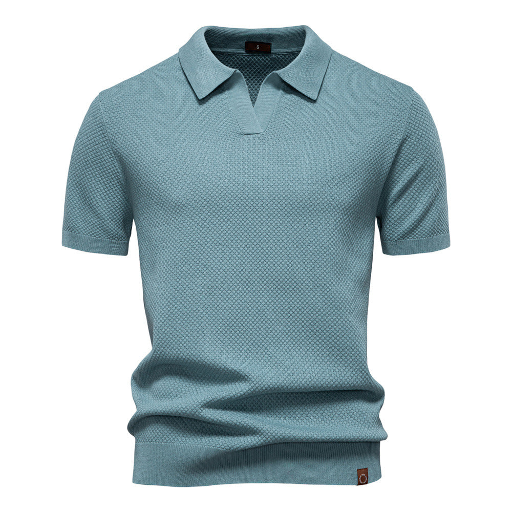 Niklas™ | Elegant Kortärmad Pikétröja