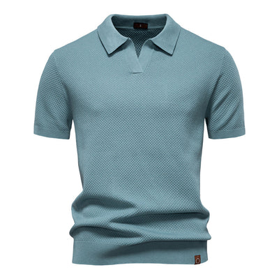 Niklas™ | Elegant Kortärmad Pikétröja