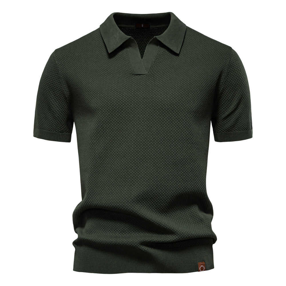 Niklas™ | Elegant Kortärmad Pikétröja