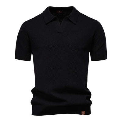 Niklas™ | Elegant Kortärmad Pikétröja