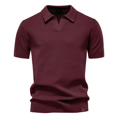 Niklas™ | Elegant Kortärmad Pikétröja