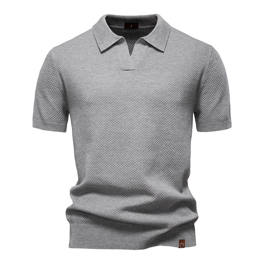 Niklas™ | Elegant Kortärmad Pikétröja